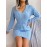 Cable Knit Sweater Dress, Casual V Neck Long Sleeve Bag Hip Dress, Women's Clothing